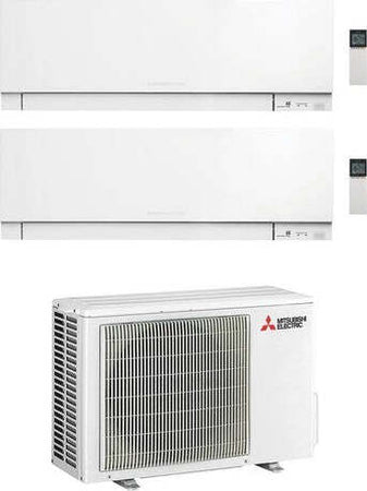 Condizionatore-fisso-dual-Mitsubishi-KIRIGAMINE-Zen-Msz-Ef-25+35-White