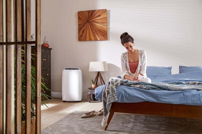 Condizionatore portatile Qlima P234 a pavimento monoblocco 12000 BTU con timer