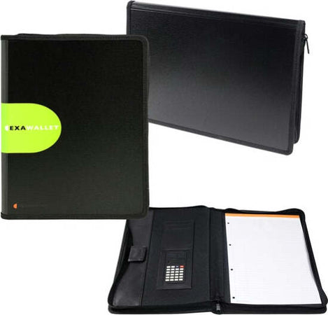 Conferenziere con calcolatrice Exawallet - PPL - 26 5x34 cm - nero - Exacompta Cancelleria e prodotti per ufficio/Archivio ufficio e accessori per scrivania/Raccoglitori e accessori per raccoglitori/Raccoglitori/Raccoglitori a leva per documenti Eurocartuccia - Pavullo, Commerciovirtuoso.it