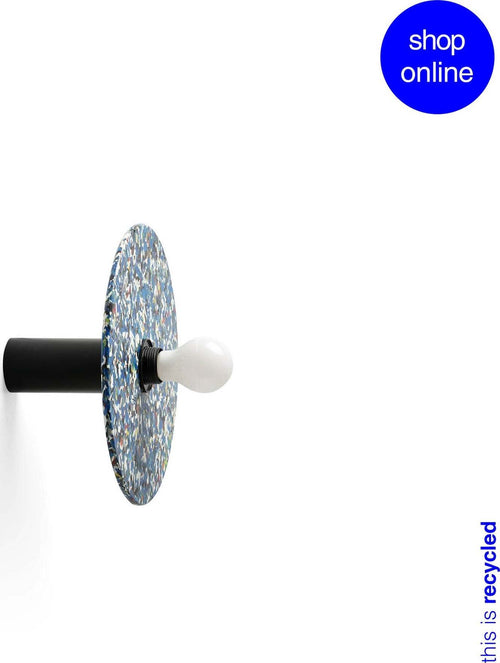 CONFETTI 300 H140 Lampada a parete/plafoniera trucioli riciclati Illuminazione/Illuminazione per interni/Lampadari lampade a sospensione e plafoniere/Plafoniere Led Mall Home - Napoli, Commerciovirtuoso.it