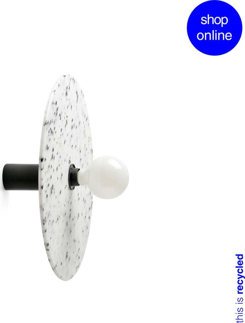 CONFETTI 450 H140 lampada parete/plafoniera in marmo riciclato Illuminazione/Illuminazione per interni/Lampadari lampade a sospensione e plafoniere/Plafoniere Led Mall Home - Napoli, Commerciovirtuoso.it