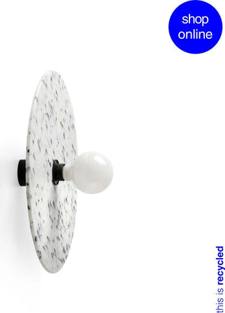 CONFETTI 450 H70 lampada parete/plafoniera in marmo riciclato Illuminazione/Illuminazione per interni/Lampadari lampade a sospensione e plafoniere/Plafoniere Led Mall Home - Napoli, Commerciovirtuoso.it