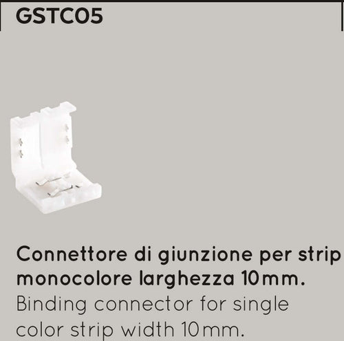 Confezione-10-connettori-Gea-Led-GSTC05-accessorio-strisce-led-giunzione-interno-IP20