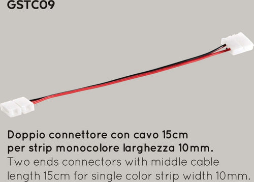 Confezione-10-connettori-Gea-Led-GSTC09-accessorio-doppio-strisce-led-giunsione-interno-IP20