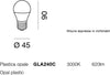 Confezione-10-Lampadine-Gea-Led-GLA240C-7W-620lm-LED-E27-160°-bianca-goccia-plastica