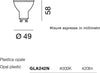 Confezione-10-Lampadine-Gea-Led-GLA242-N-5W-420lm-GU10-100°