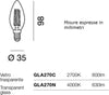 Confezione-10-Lampadine-Gea-Led-GLA270-E14-6W-LED-360°-oliva-vetro-trasparente-luce-calda-naturale