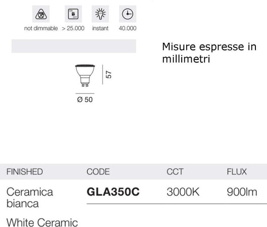 Confezione-10-Lampadine-Gea-Led-GLA350-C-GU10-LED-3000K-900Lm-110°