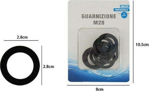Confezione 10 Pezzi Guarnizioni M28 Nere Per Aeratori Rubinetto Idraulica 69383 Casa, arredamento e bricolage > Accessori Bagno > Raccordi e Tubi Trade Shop italia - Napoli, Commerciovirtuoso.it