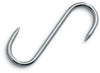 Confezione 10 Pezzo Di Ganci Da Macellaio Per Appendere Tutto Inox Mm 80X4 Ausonia - 58300
