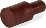 CONFEZIONE-16-PEZZI---MENSOLINE-REGGIPIANI-IN-NYLON---CON-PERNO-Ø5MM---COLORE-MARRONE