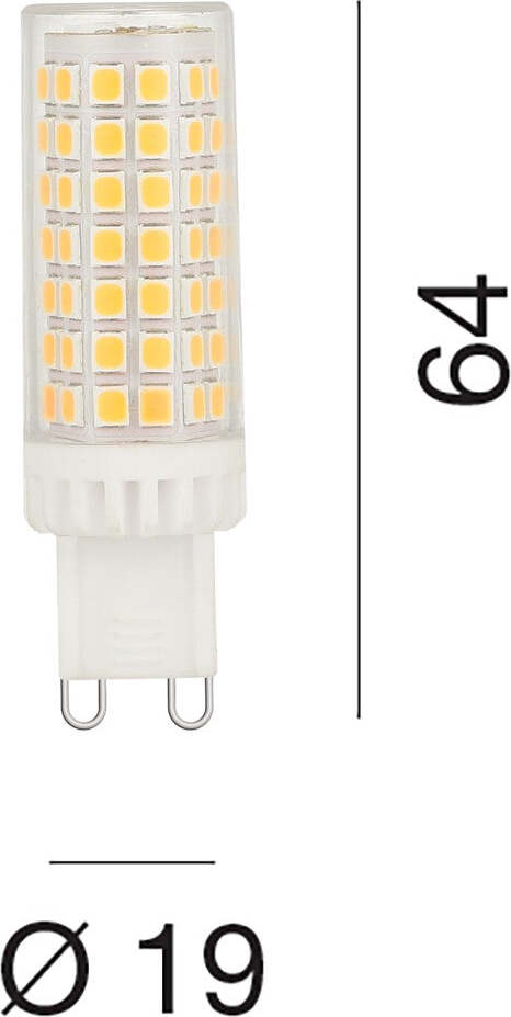 Confezione-20-Lampadine-Gea-Led-GLA361N-G9-LED-700LM-luce-diffusa