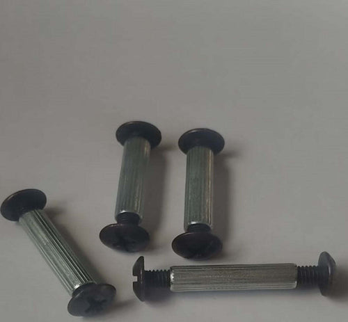 CONFEZIONE-4-PEZZI---DISTANZIALI-IN-ZAMA-Ø8MM---LUNGHEZZA-13/27MM---IN-FERRO-BRONZATO