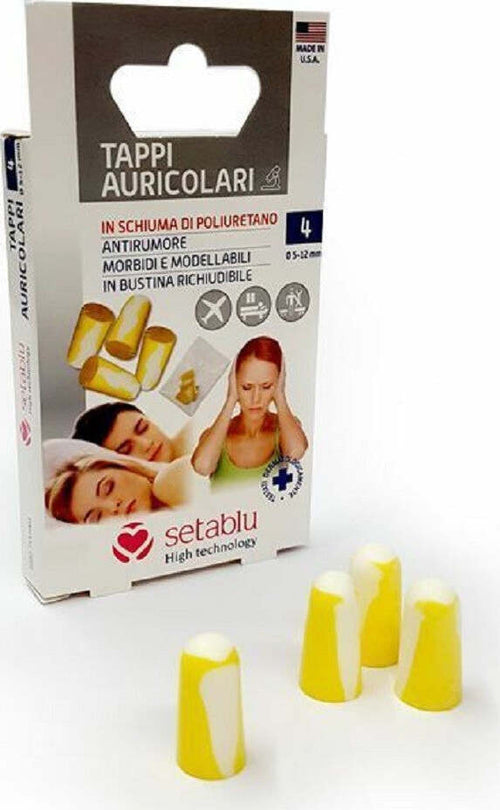 Confezione 4 Pz Tappi Auricolari In Schiuma Poliuretano Orecchie Sonno Dormire Salute e Bellezza > Altro bellezza e salute Trade Shop italia - Napoli, Commerciovirtuoso.it