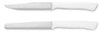 Confezione 6 Pezzi Coltello Bistecca Con Manico Plastica Bianco Cm. 11 Ausonia - 61647
