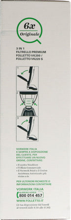 Confezione-6-sacchetti-Robot-Vorwerk-Folletto-per-modello-VR7-originale