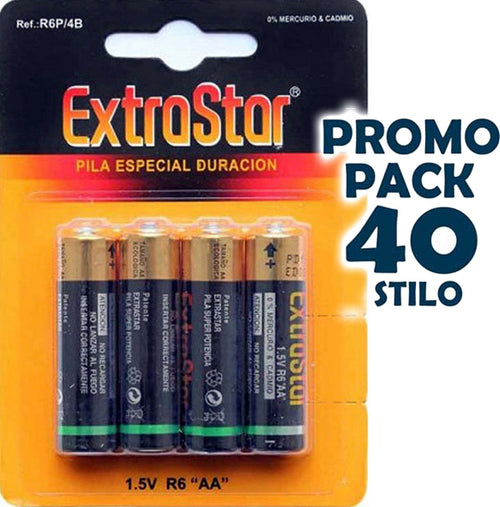 CONFEZIONE BATTERIE PILE PILA STILO AA R6 1.5V 40 PILE 10 CONFEZIONI DA 4 AA Elettronica/Pile e caricabatterie/Pile monouso Trade Shop italia - Napoli, Commerciovirtuoso.it