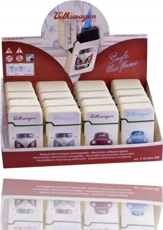 Confezione-Box-20-Pz-Accendini-Elettronici-Ricaricabili-Auto-D'epoca-Tempesta