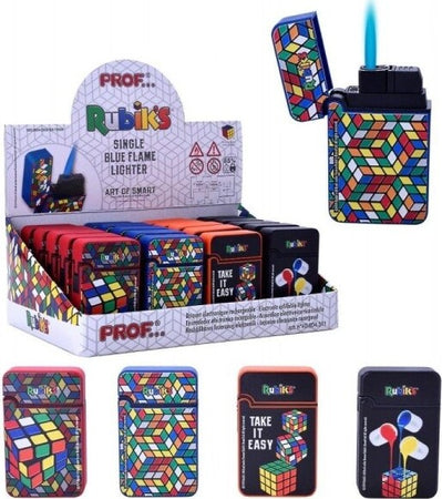 Confezione-Box-20-Pz-Accendini-Elettronici-Ricaricabili-Cubi-Di-Rubik
