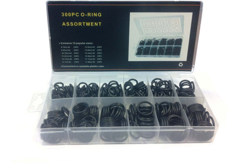 Confezione cassetta con oring guarnizioni assortiti standard - Pezzi 300