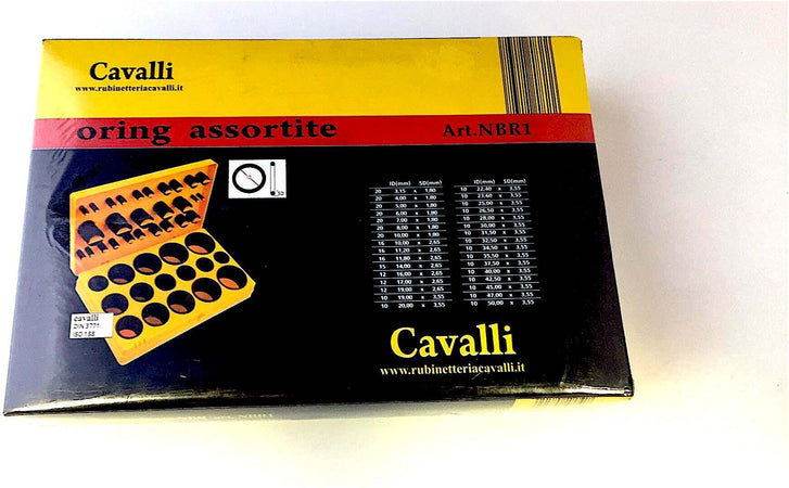 Confezione cassetta con ricambi per Guarnizioni, di diverse misure