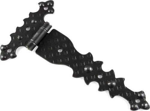 CONFEZIONE-DA-1-PEZZO---CERNIERA-RUSTICA-PIANA-IN-FERRO-MARTELLATO-182X92MM---COLORE-NERO