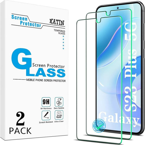 Confezione da 2 Pellicole Proteggi Schermo per Samsung Galaxy S23 Plus 5G in Vetro Temperato da 6,6 pollici Supporto per Lettore Impronte Antigraffio Senza Bolle durezza 9H