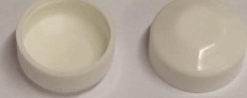 CONFEZIONE-DA-2-PEZZI---CAPPUCCI-PER-VITI-Ø20MM---IN-PLASTICA-CON-FINITURA-BIANCA