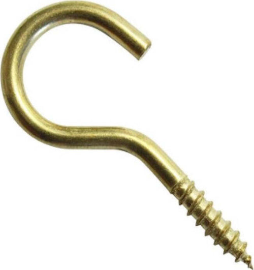 CONFEZIONE-DA-2-PEZZI---GANCI-A-MURO-CON-OCCHIELLO-APERTO-3,0x30MM---IN-ACCIAIO-OTTONATO