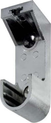 CONFEZIONE-DA-2-PEZZI---SUPPORTO-PER-TUBO-OVALE-30x15MM---IN-PLASTICA-CROMATA