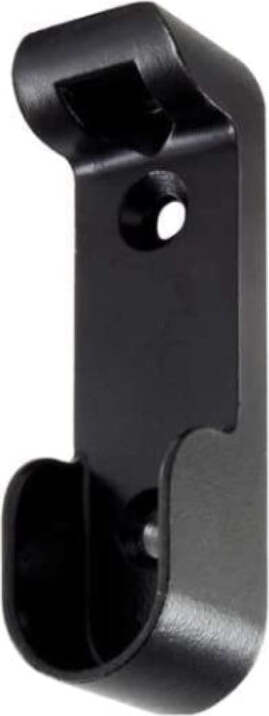 CONFEZIONE-DA-2-PEZZI---SUPPORTO-PER-TUBO-OVALE-30x15MM---IN-ZAMA-NERA
