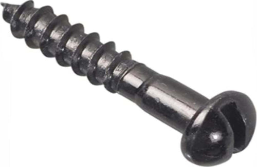 CONFEZIONE-DA-20-PEZZI---VITI-PER-LEGNO-3,5x18MM---TESTA-BOMBATA-CON-IMPRONTA-A-TAGLIO---C-OLORE-NERO