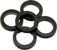 CONFEZIONE-DA-4-PEZZI---GUARNIZIONE-AD-ANELLO-PER-AERATORE-M22---IN-PLASTICA-COLORE-NERO