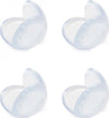 CONFEZIONE-DA-4-PEZZI---PARASPIGOLI-IN-SILICONE-ADESIVI-TRASPARENTI-Ø25MMx4MM-**