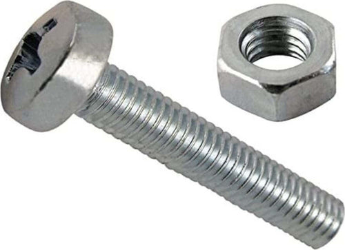 CONFEZIONE-DA-5-PEZZI---VITI-METRICHE-A-TESTA-CILINDRICA-CON-DADO-6X30MM---IN-ACCIAIO-ZINCATO