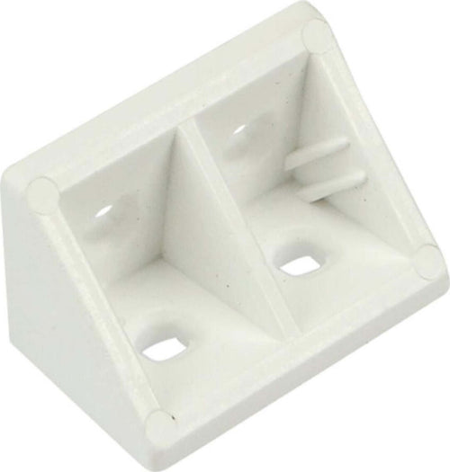 CONFEZIONE-DA-8-PEZZI---GIUNZIONI-PER-MOBILI-ANGOLARI---IN-PLASTICA-BIANCA---CON-VITI