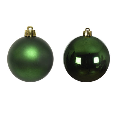 Palline in vetro per albero di natale Verde pino decorazione natalizia
