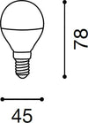 Confezione-Lampadina-Gea-Led-GLA239-7W-LED-E14-6500°K-160°-526LM-luce-freddissima-goccia-sfera-plastica-opale-interno
