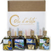 Confezione Natalizia Regalo Olio Extravergine di Oliva 100% Pugliese 4x 250ml Cad. Oli Aromatizzati Puglia Limone Timo Peperoncino e Coratina in purezza olio extravergine di oliva Madrepuglia - Andria, Commerciovirtuoso.it