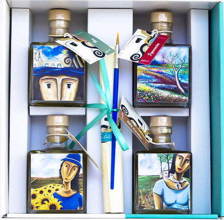 Confezione Natalizia Regalo Olio Extravergine Di Oliva 100% Pugliese 4x 250ml Cad. Oli Aromatizzati Puglia Limone Timo Peperoncino E Coratina In Purezza Alimentari e cura della casa/Cesti e confezioni regalo/Cesti regalo con oli e aceti Madrepuglia - Andria, Commerciovirtuoso.it
