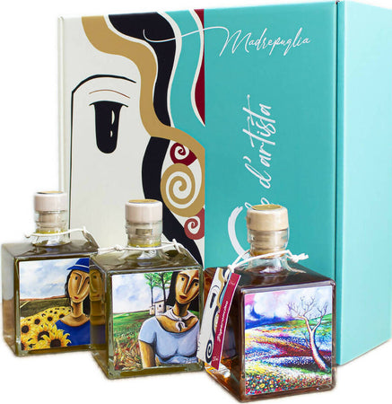Confezione Natalizia Regalo Olio Extravergine Di Oliva 100% Pugliese 4x 250ml Cad. Oli Aromatizzati Puglia Limone Timo Peperoncino E Coratina In Purezza Alimentari e cura della casa/Cesti e confezioni regalo/Cesti regalo con oli e aceti Madrepuglia - Andria, Commerciovirtuoso.it