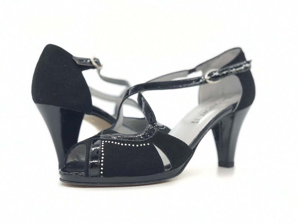 CONFORT Scarpa donna spuntata nera