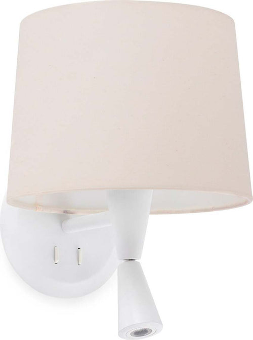 CONGA Lampada da parete con lettore bianca/beige Illuminazione/Illuminazione per interni/Illuminazioni per pareti/Applique Led Mall Home - Napoli, Commerciovirtuoso.it