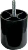 CONMETALL---PIEDINO-IN-PLASTICA-CON-PERNO-10CM
