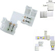 CONNETTORE A CLIP 2 PIN PER STRIP LED 12V ANGOLO A 90° GRADI CURVA A FORMA L  Trade Shop italia - Napoli, Commerciovirtuoso.it