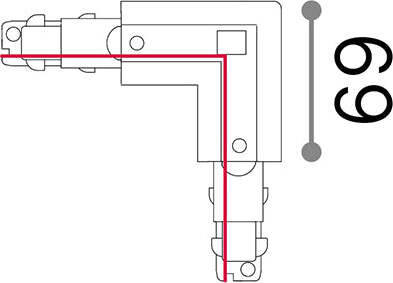 Connettore-A-L-Destro-Dali-1-10V-Link-Alluminio-Nero