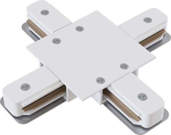 Connettore-A-X-Per-Binario-In-Alluminio-Bianco