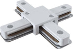 Connettore-A-X-Quattro-Vie-Per-Binario-In-Plastica-Bianca