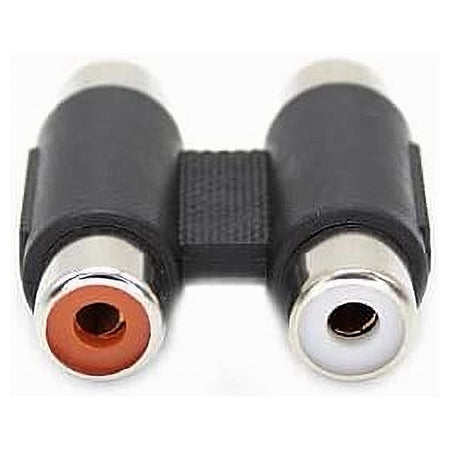 Connettore Adattatore Accoppiatore Audio Stereo 2 X Rca A 2 X Rca Femmina C-048