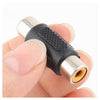 Connettore Adattatore Audio Video Accoppiatore Rca Femmina A Rca Femmina C-068